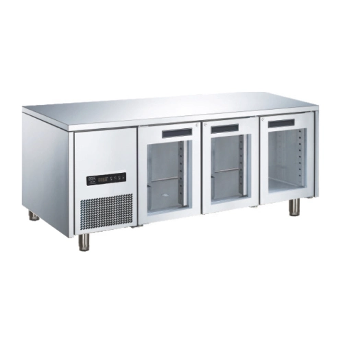 Glass Door Under Counter Chiller Gea 3 Pintu